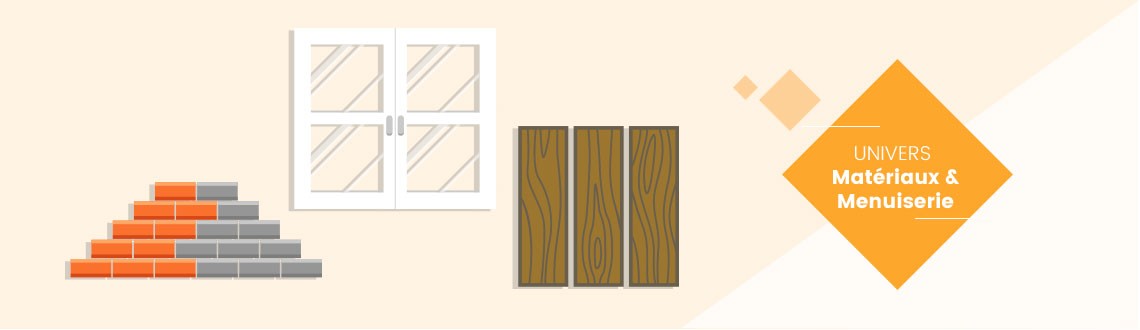 Ciment, chaux, colle, ragréage etc.