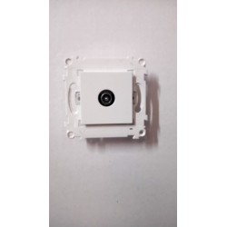 Prise TV Blanc Alvaïs