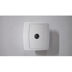 Prise TV simple blindée Alcyon