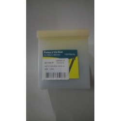 Pattes à Vis Bois 7x150/L60mm  x100