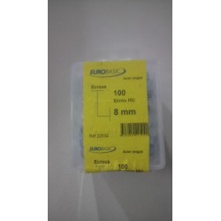 Ecrous HU 8mm x100