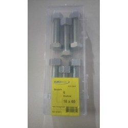 Boulons 16x60mm x6