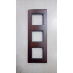 Cache enjoliveur Triple Alvaïs Accajou