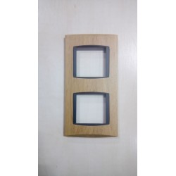 Cache enjoliveur Double Alvaïs Chêne