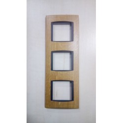 Cache enjoliveur Triple Alvaïs Chêne