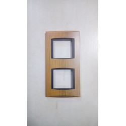 Cache enjoliveur Double Alvaïs Merisier