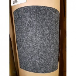 Sol textile aiguilleté (Noir) FORBO 40m²