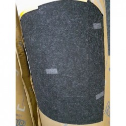 Sol textile aiguilleté (Noir+Gris) FORBO 36m²