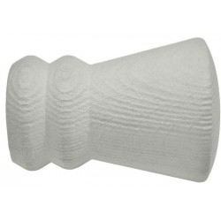 embout gris brut, pour tringle à rideau Diam.28...