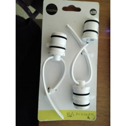 Embout INSPIRE, pour tringle à rideau Diam.28 mm