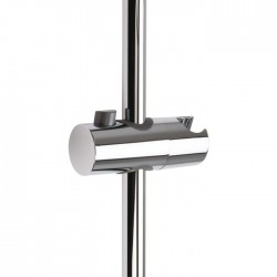 Curseur pour barre de douche chromé avec...