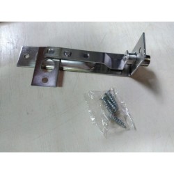 Verrou à onglet BRICARD, acier laitonné jaune