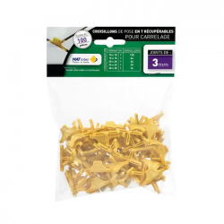 Lot de 100 croisillons, Ep.3 mm