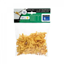 Lot de 100 croisillons, Ep.5 mm