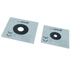 Lot de 10 collerettes, WEDI, Diam.8 mm, 13 x 13 cm