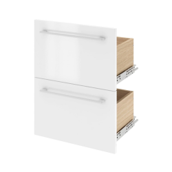 Tiroir blanc brillant l.45 cm x P.33 cm Remix