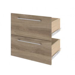 Lot de 2 tiroirs effet chêne havane charleston...