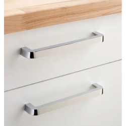 Poignée de meuble INSPIRE Delinia argent l.15 x...