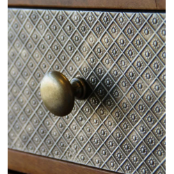 Bouton de meuble Anglais zamak, vieil or...