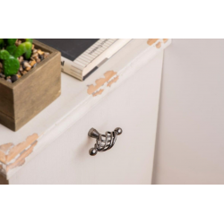 Bouton de meuble Elliptique acier, argent REI...