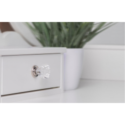 Bouton de meuble REI Diamant transparent abs