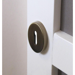 2 rosaces de fonction C2 CHAINEY, acier patiné...