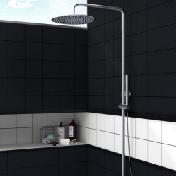 Carrelage mural noir brillant l.15 x L.15 cm...