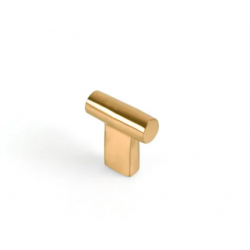 Bouton de meuble REI T vieil or laiton