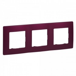 Cache enjoliveur trilpe Legrand niloé - prune