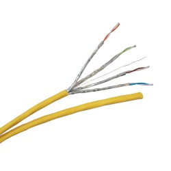 Câble RJ45 Cat6a U/FTP   doublé    (à la coupe)