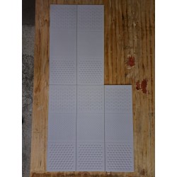 Faience mural Gravity Lancer IRON Blanc l.20 x...