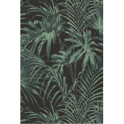 Papier peint VLI FEUILLAGE VERT/NOIR Lutece