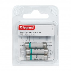 3x Cartouches fusibles pour porte-fusibles sans...