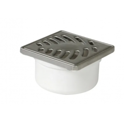 Siphonnette Ø40/50 grille inox 10x10, SIHJ10I,...