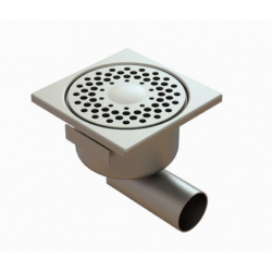 Siphon 150x150 sortie horizontale 50 mm