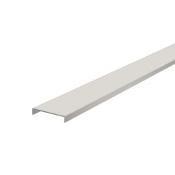 Nez de cloison aluminium blanc 54 x 10 mm, 2m60