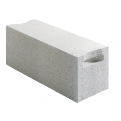 Bloc béton cellulaire avec poignée L.62,5 x...
